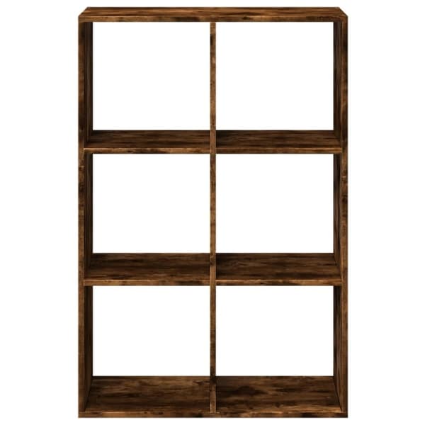 Huoneenjakaja/kirjahylly savutammi 69,5x29x103,5cm tekninen puu