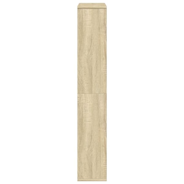 bogreol 72x20x120 cm konstrueret træ sonoma-eg