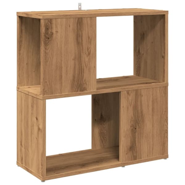 bogskab 60x24x63 cm konstrueret træ kunsteg