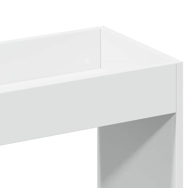 højskab 92x33x100 cm konstrueret træ hvid