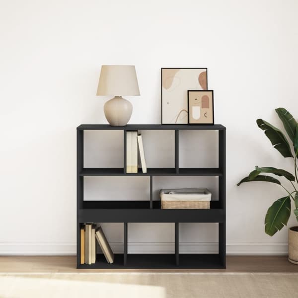 bogreol/rumdeler 100x33x94,5 cm sort