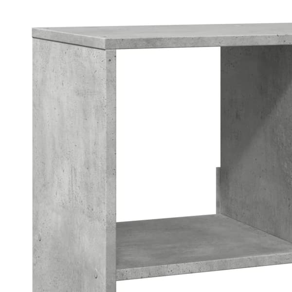 rumdeler 100x33x125,5 cm konstrueret træ betongrå
