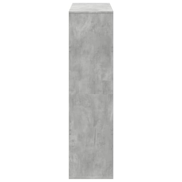 rumdeler 100x33x125,5 cm konstrueret træ betongrå