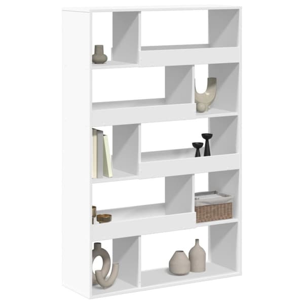 rumdeler 100x33x156,5 cm konstrueret træ hvid