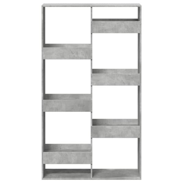 rumdeler 100x33x175 cm konstrueret træ betongrå