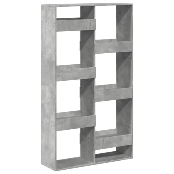 rumdeler 100x33x175 cm konstrueret træ betongrå