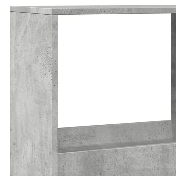 rumdeler 100x33x175 cm konstrueret træ betongrå