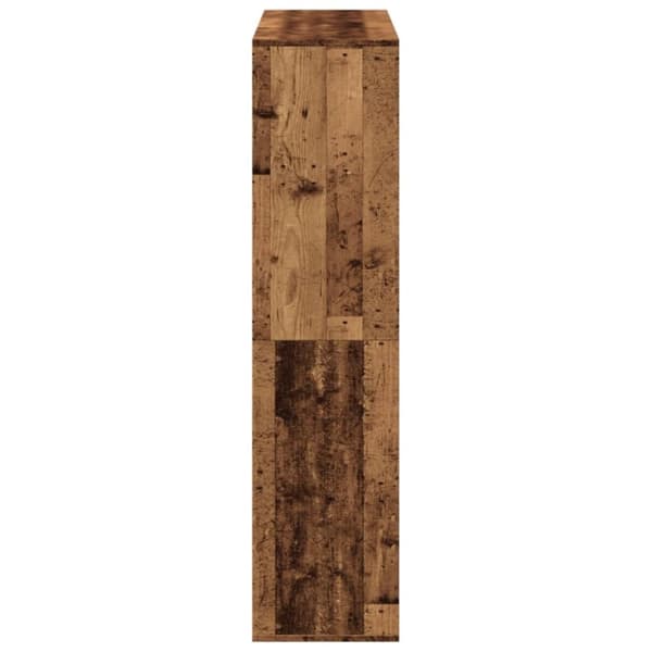 rumdeler 100x33x135 cm konstrueret træ antikt træ