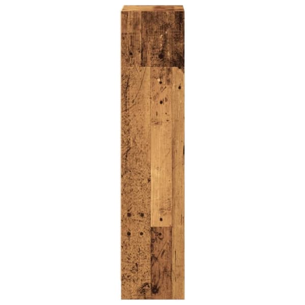 bogreol 40x24x109 cm konstrueret træ antikt træ