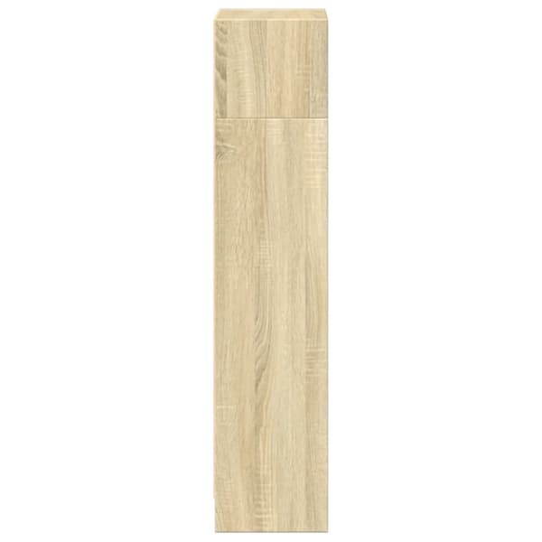 bogreol 40x24x109 cm konstrueret træ sonoma-eg