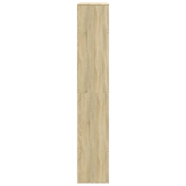 bogreol 100x33x187,5 cm konstrueret træ sonoma-eg