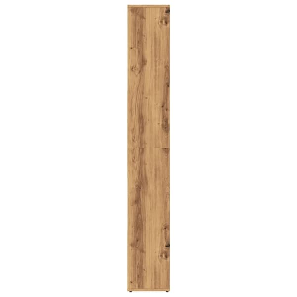 bogreol 67x24x161 cm konstrueret træ kunsteg