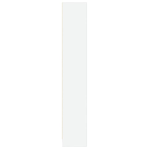 bogreol 80x24x143 cm konstrueret træ hvid