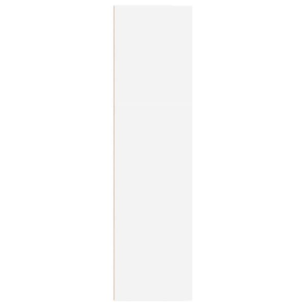bogreol 40x30x114 cm konstrueret træ hvid