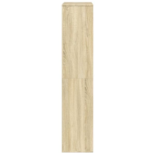 bogreol 100x33x156,5 cm konstrueret træ sonoma-eg