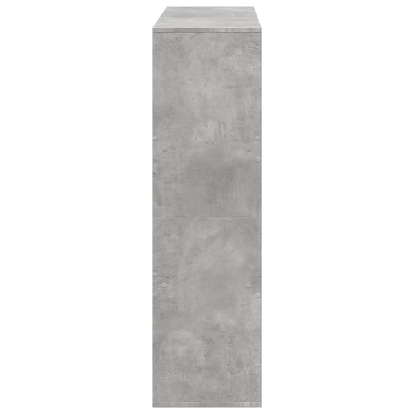 Huoneenjakaja betoninharmaa 100x33x115 cm tekninen puu