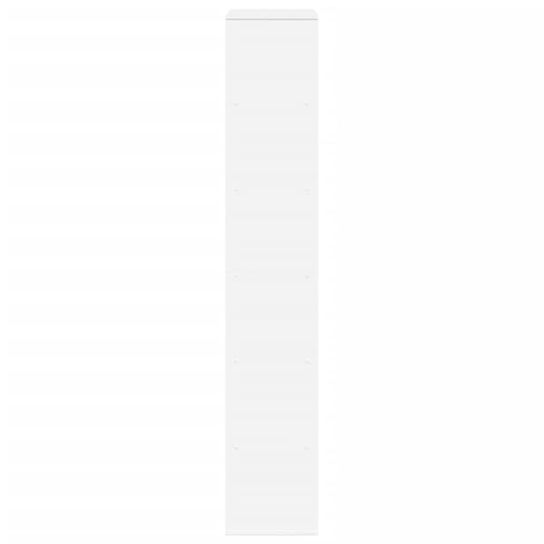 bogreol 100x33x187,5 cm konstrueret træ hvid