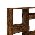 Miniatyrbillede 7 af 10: bogreol 100x33x135 cm konstrueret træ røget egetræsfarve