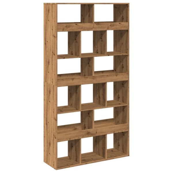 bogreol 100x33x187,5 cm konstrueret træ kunsteg