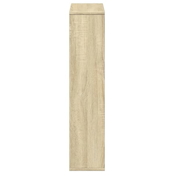 bogreol 63x20x90 cm konstrueret træ sonoma-eg