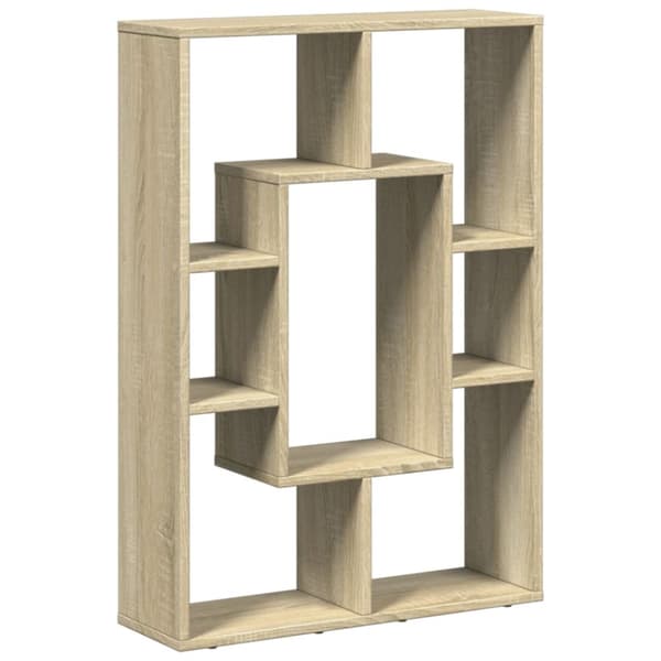 bogreol 63x20x90 cm konstrueret træ sonoma-eg