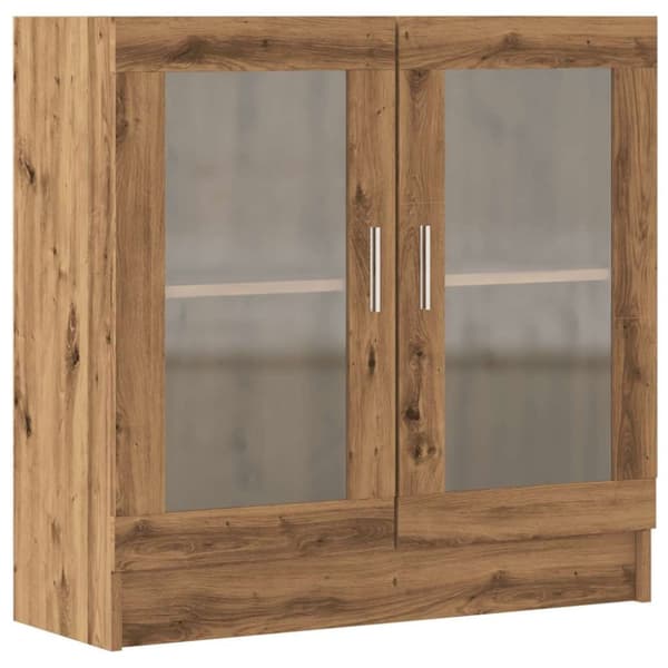 bogskab 82,5x30,5x80 cm konstrueret træ kunsteg