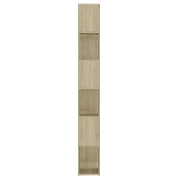 Bokhylla/Rumsavdelare sonoma-ek 60x24x186 cm konstruerat trä