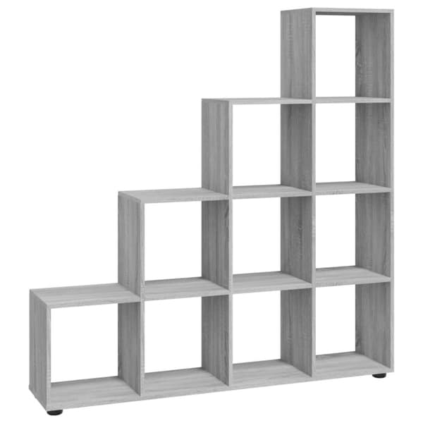 Step Kirjahylly Harmaa Sonoma Oak 142 cm