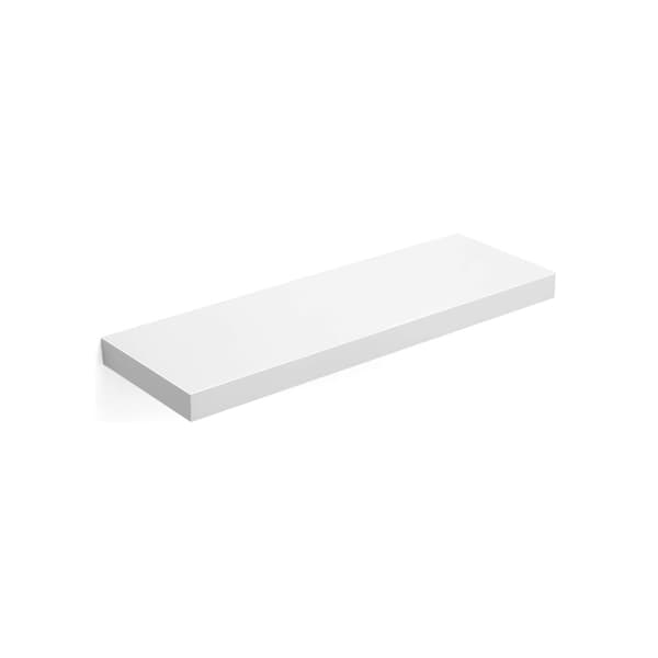 Væghylde - Floating Decorative Board - Moderne design - Hvid