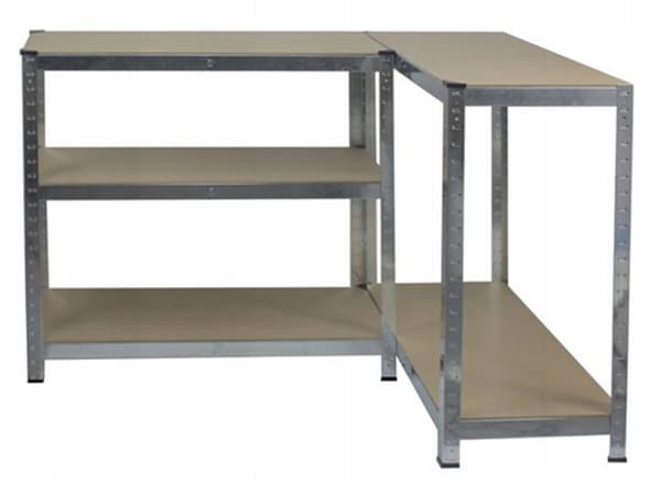 Förvaringsställ i metall källargarage 180cm