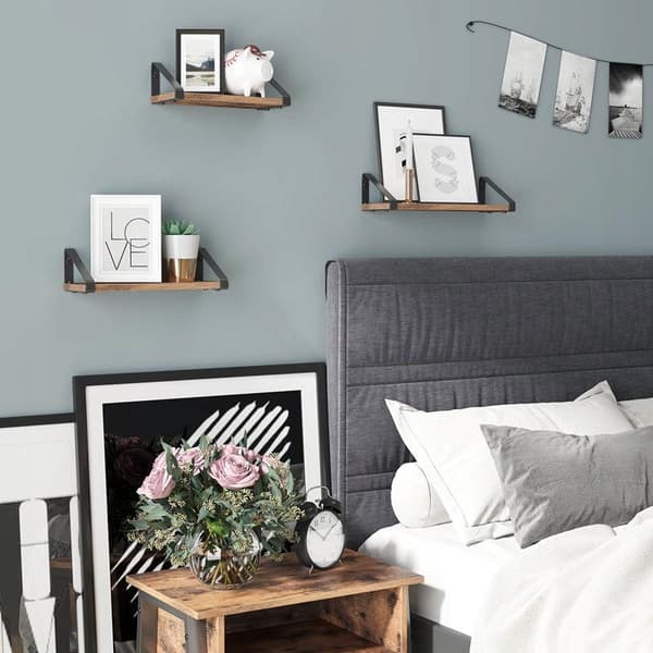 Hänghylla 3 st. rustikt loftset