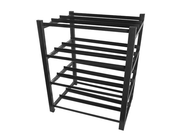 Lanberg battery rack for UPS 830x650 3 rows 4 levels (12 shelves) black Lanberg (flat pack)