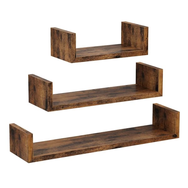Set med 3 hängande hyllor - LWS066T01