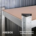 Miniatyrbillede 8 af 9: Kraftig reol 180 x 90 x 40 cm 875 kg - sølv