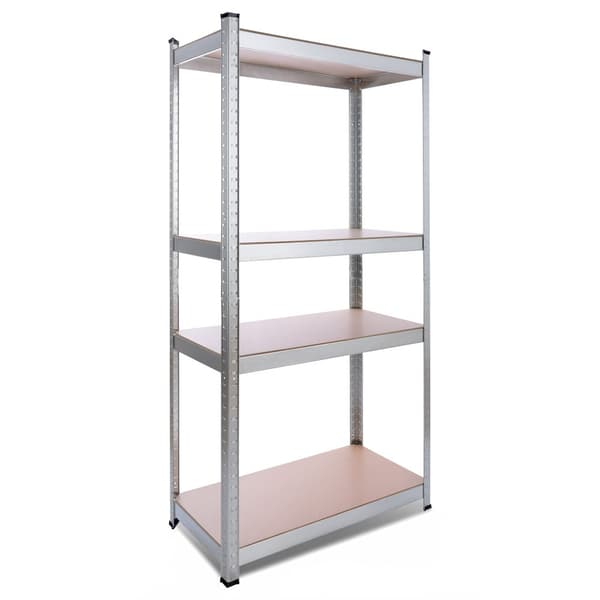 Kraftig reol 160 x 80 x 40 cm 320 kg - sølv
