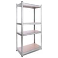 Miniatyrbillede 1 af 9: Kraftig reol 160 x 80 x 40 cm 320 kg - sølv