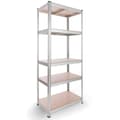 Miniatyrbillede 1 af 10: Kraftig reol 180 x 75 x 45 cm 875 kg - sølv