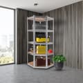 Miniatyrbillede 2 af 8: Kraftig reol 180 x 70 x 70 cm 875 kg sølv