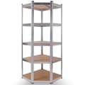 Miniatyrbillede 1 af 8: Kraftig reol 180 x 70 x 70 cm 875 kg sølv