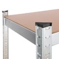 Miniatyrbillede 7 af 9: 2x Kraftig reol 180 x 75 x 45 cm 875  kg - sølv