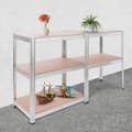 Miniatyrbillede 9 af 9: 2x Kraftig reol 180 x 75 x 45 cm 875  kg - sølv