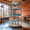 Miniatyrbillede 3 af 10: Kraftig reol 180 x 70 x 70 cm 875 kg - Antracit