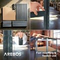 Miniatyrbillede 6 af 10: Kraftig reol 180 x 70 x 70 cm 875 kg - Antracit