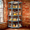 Miniatyrbillede 2 af 10: Kraftig reol 180 x 70 x 70 cm 875 kg - Antracit