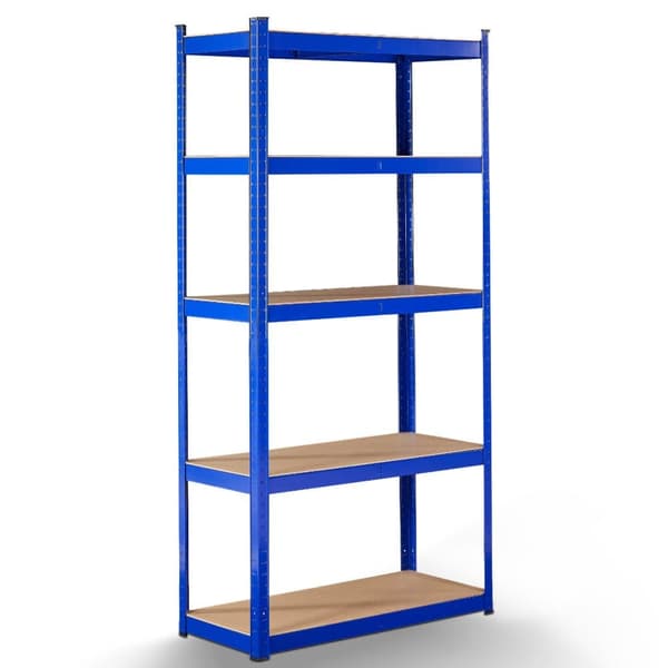 Kraftig reol 180 x 90 x 40 cm 875 kg - Blå