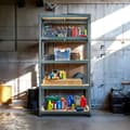 Miniatyrbillede 2 af 10: Kraftig reol 180 x 90 x 40 cm 875 kg - Antrazit