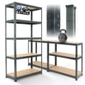 Miniatyrbillede 1 af 10: Kraftig reol 180 x 90 x 40 cm 875 kg - Antrazit