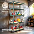Miniatyrbillede 3 af 10: 2x Kraftig reol 180 x 90 x 40 cm 875 kg - Antrazit