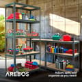 Miniatyrbillede 5 af 10: 2x Kraftig reol 180 x 90 x 40 cm 875 kg - Antrazit