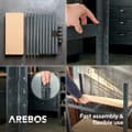 Miniatyrbillede 6 af 10: 2x Kraftig reol 180 x 90 x 40 cm 875 kg - Antrazit